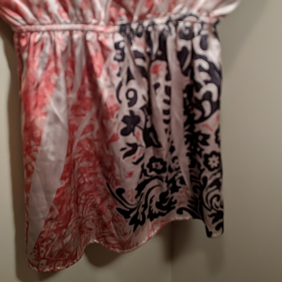 Empire waist , short sleeved blouse - Picture 3 of 4